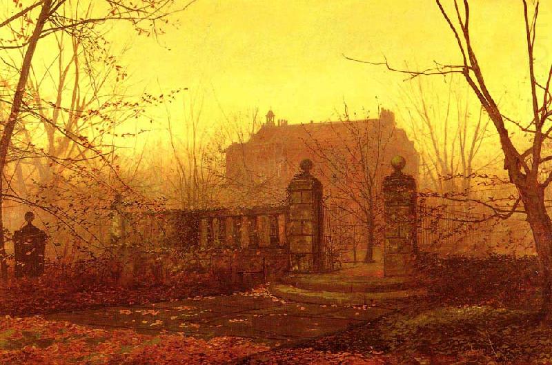 Autumn Morning, Atkinson Grimshaw